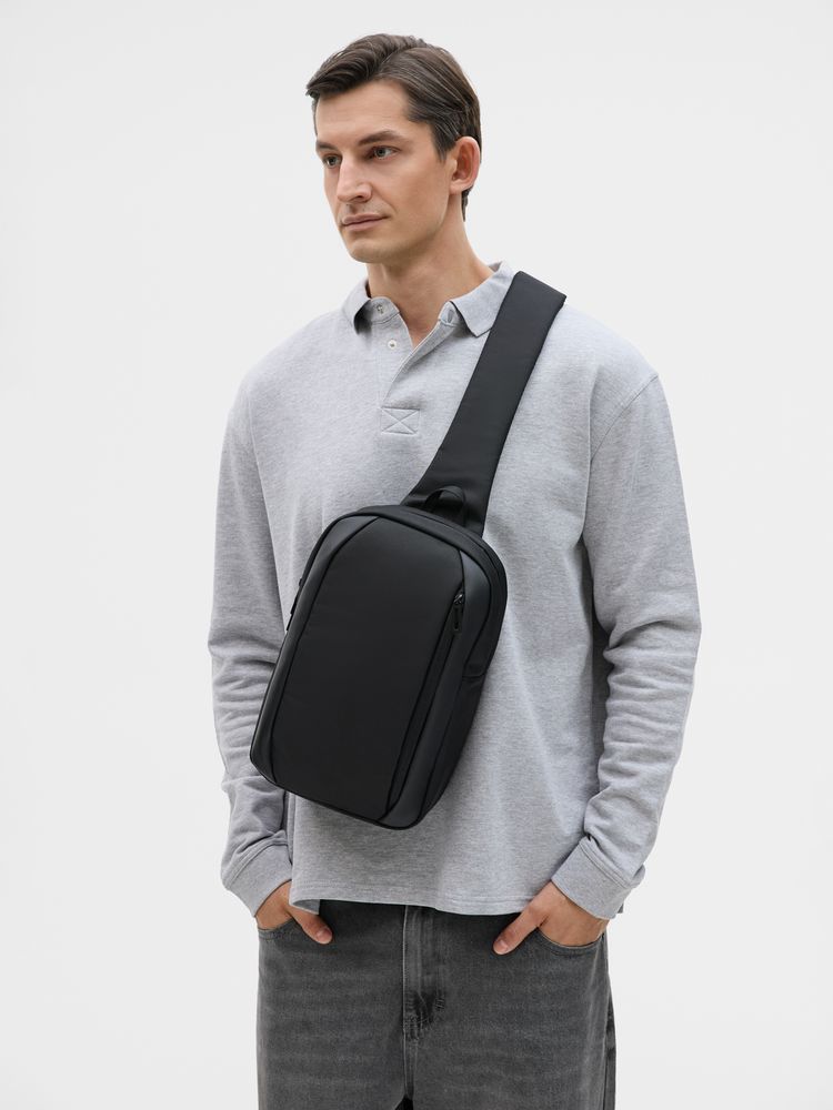 Рюкзак на одно плечо Gravon, черный-3