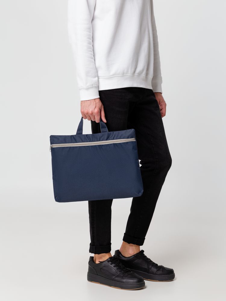 Сумка-папка Simple, темно-синяя-3