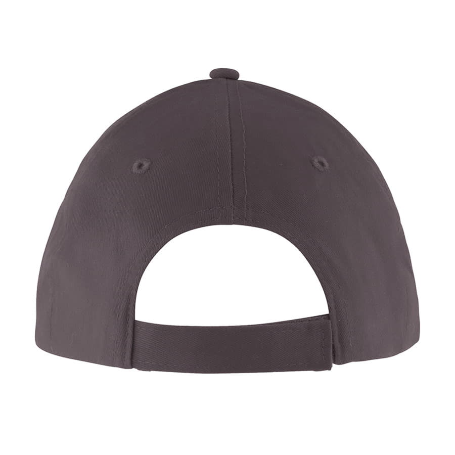 Бейсболка SOLAR, 6 клиньев, застежка на липучке, темно-серый, серый-3
