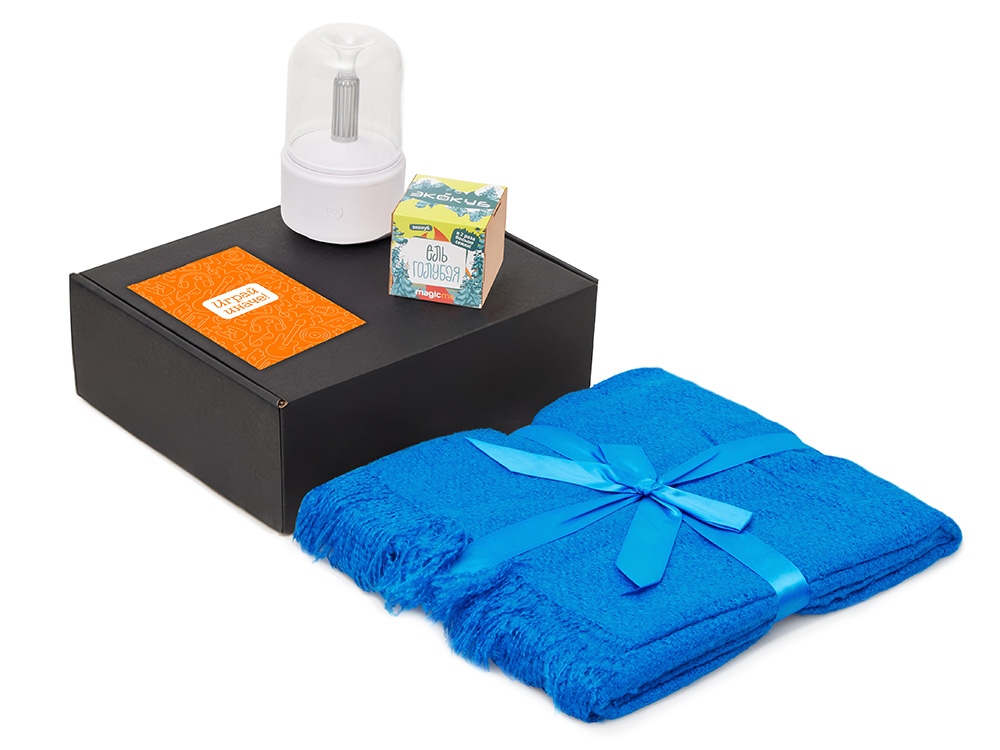 Подарочный набор Re:y. Grow с пледом, увлажнителем и набором для выращивания-1