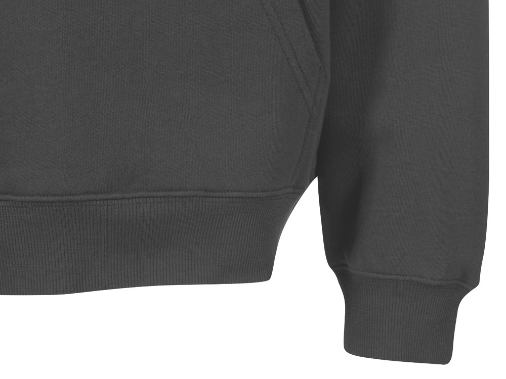 Толстовка с капюшоном оверсайз Berlin унисекс, темно-серый-11