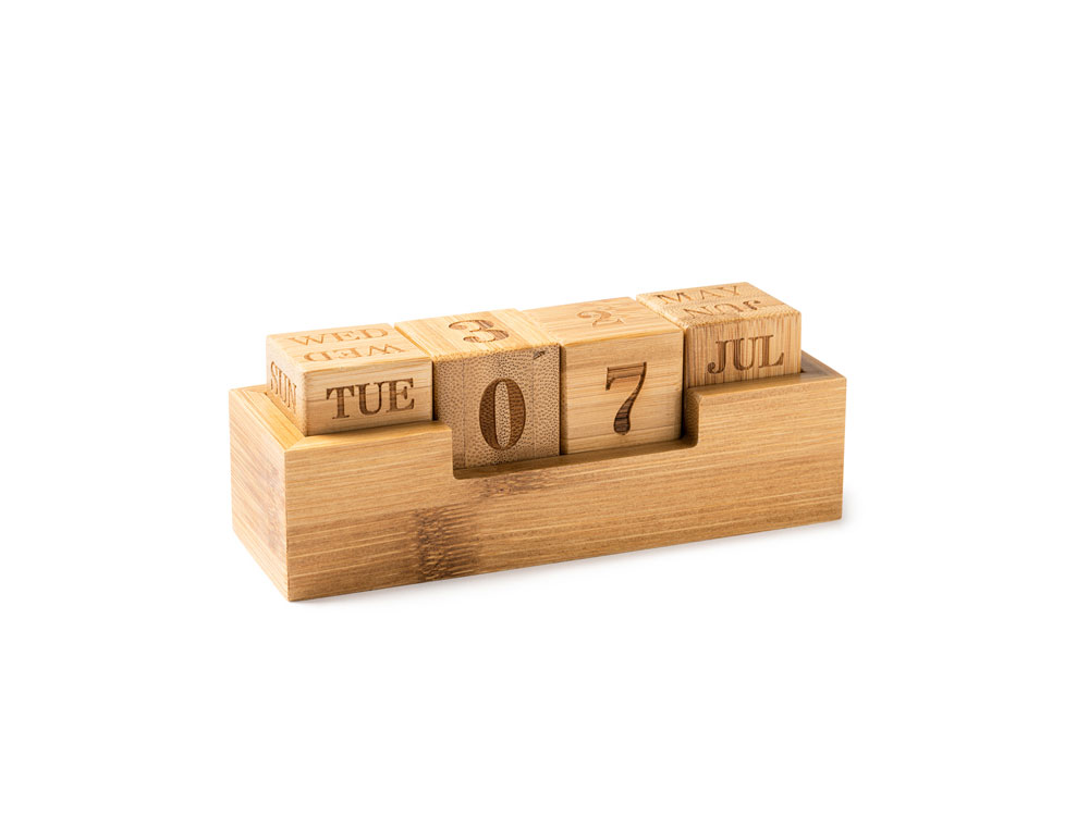 Календарь настольный вечный MEDUS, бежевый-0