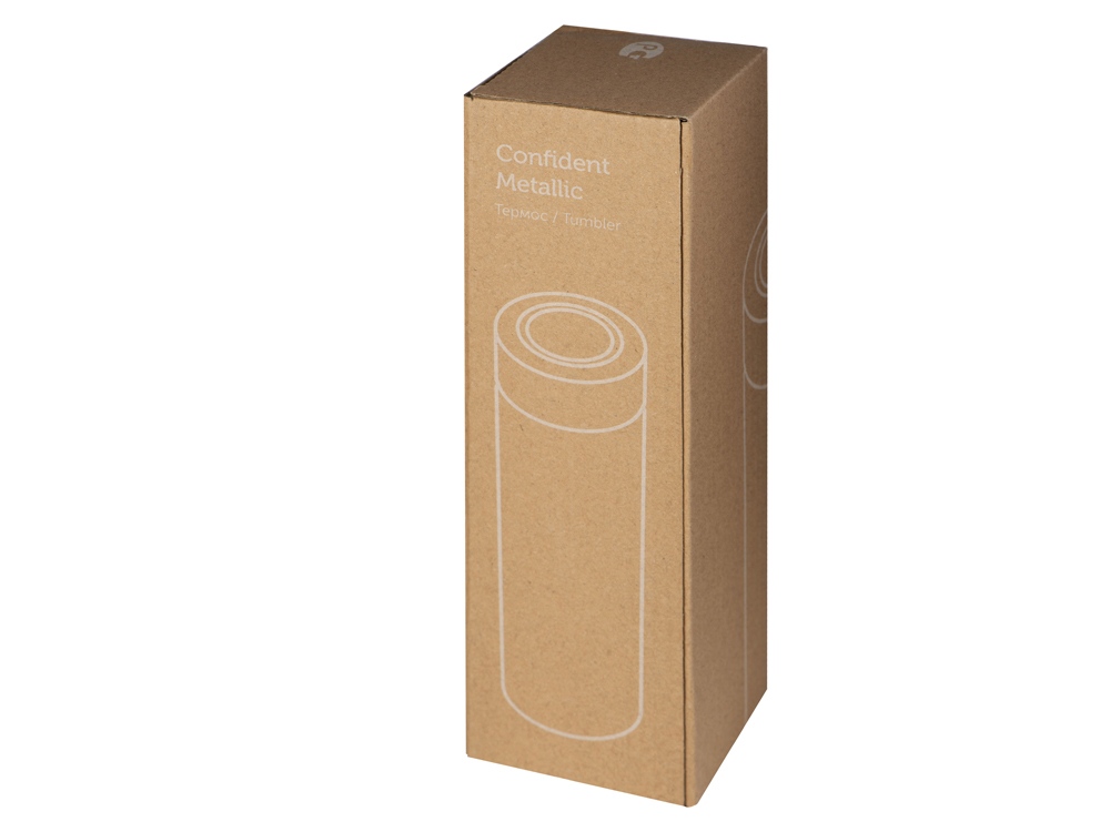 Термос Confident Metallic 420мл, красный-9