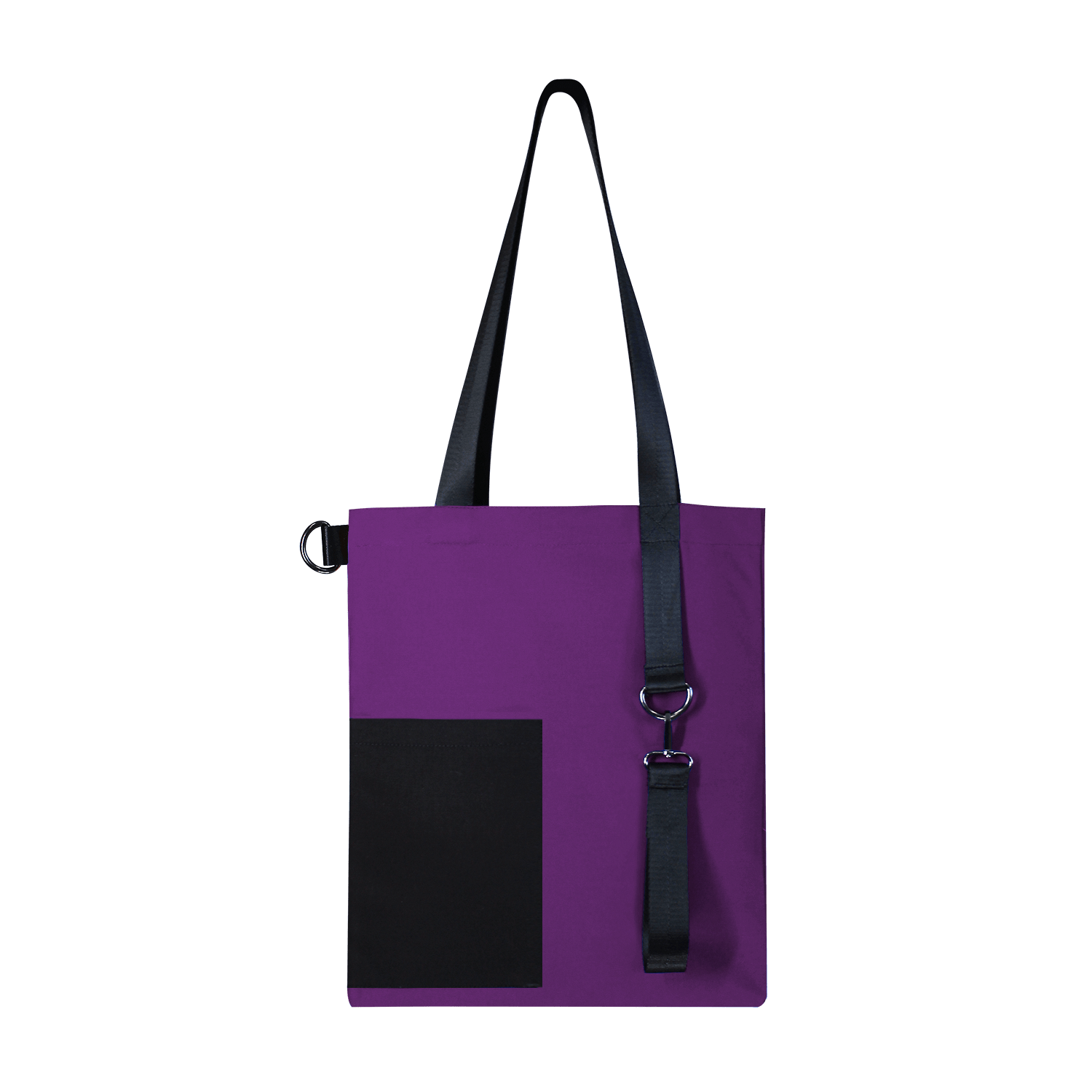 Шоппер Superbag Color (фиолетовый с черным)-2