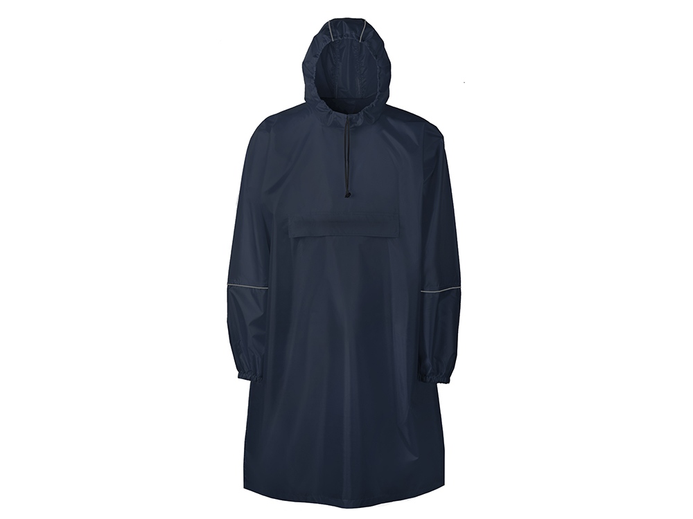 Дождевик - пончо Galaxy со светоотражающими элементами, темно-синий-2