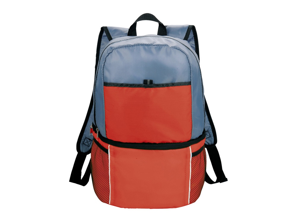 Рюкзак-холодильник Sea Isle, красный/серый-8