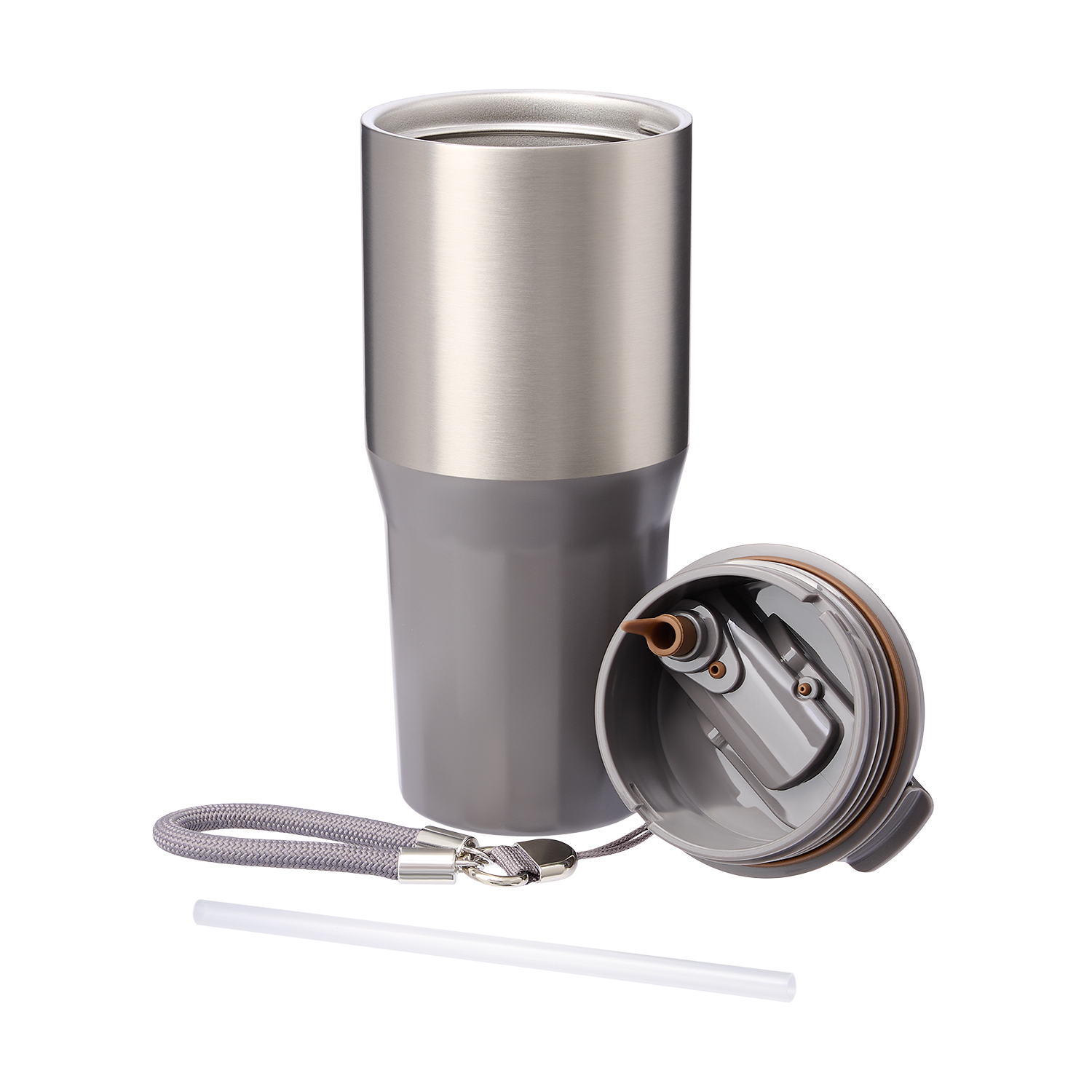 Термокружка вакуумная Avenue, серая-6