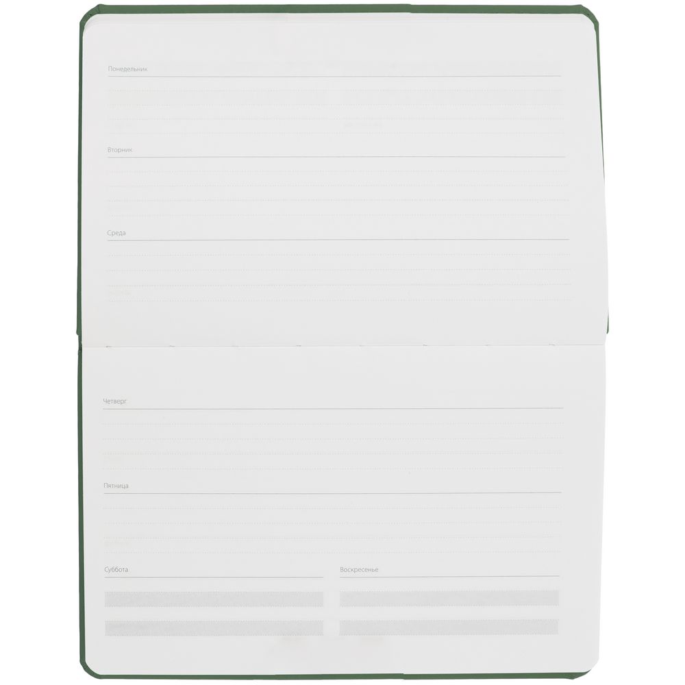 Еженедельник Urban, недатированный, зеленый-3