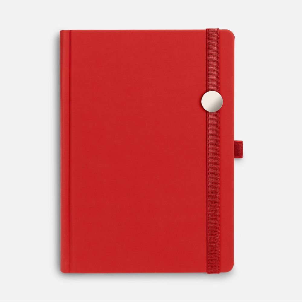 Ежедневник Favor Metal, недатированный, красный-1