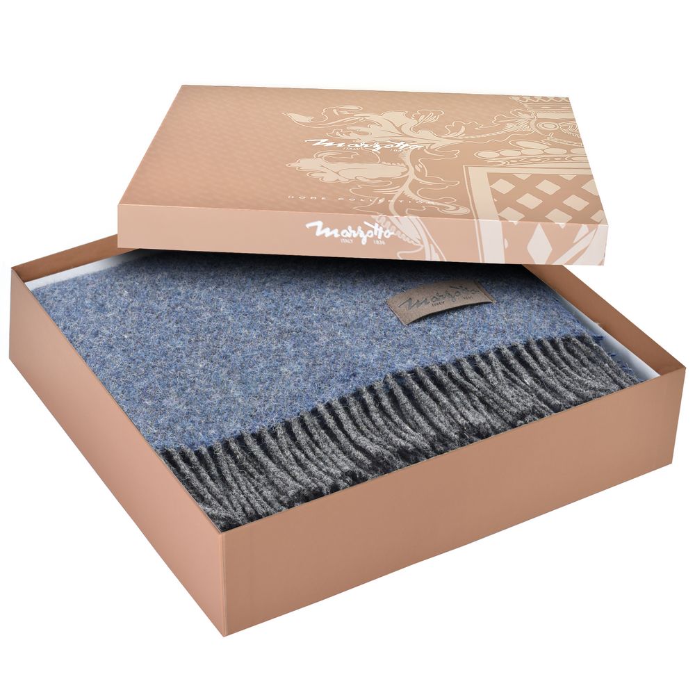 Плед Arequipa, серо-голубой-1