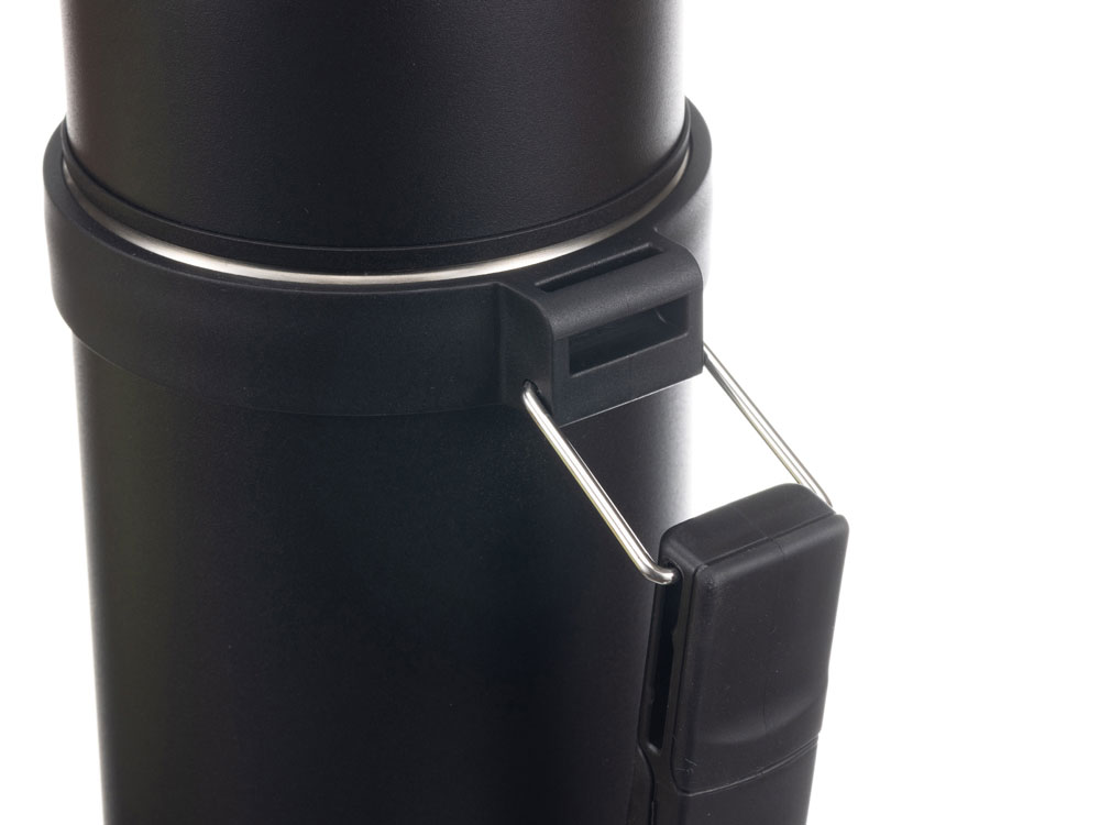 Термос Stinger, 1,2 л, широкий с ручкой, нержавеющая сталь, чёрный, 12,4 х 10,2 х 31,8 см-3