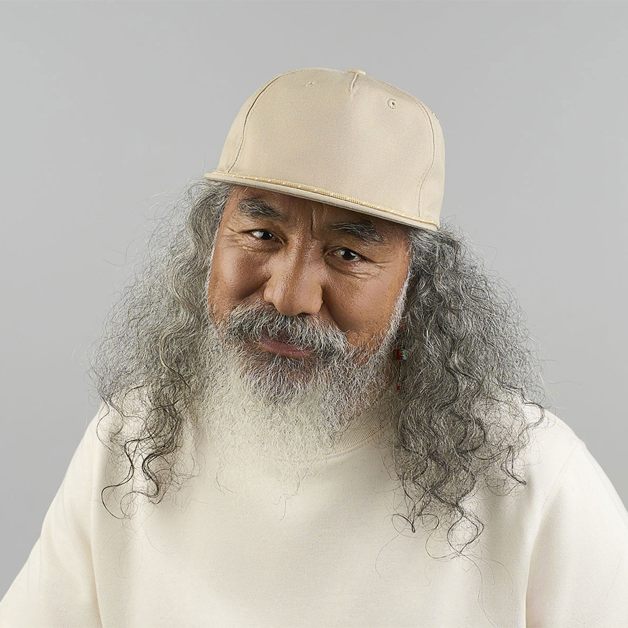 Бейсболка CHAO, 5 клиньев, пластиковая застежка, темно-синий-7
