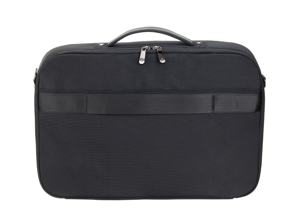 Сумка для ноутбука TORBER ВОЯЖ 15.6'', чёрный, нейлон/микрофибра, 44 х 10 х 32 см, 12л-4