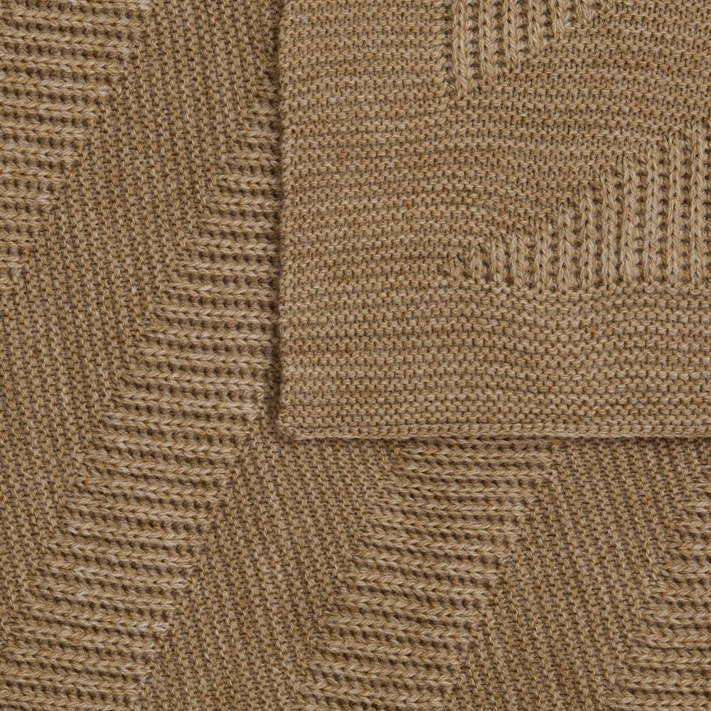 Плед Locus Solus, коричнево-бежевый меланж-1