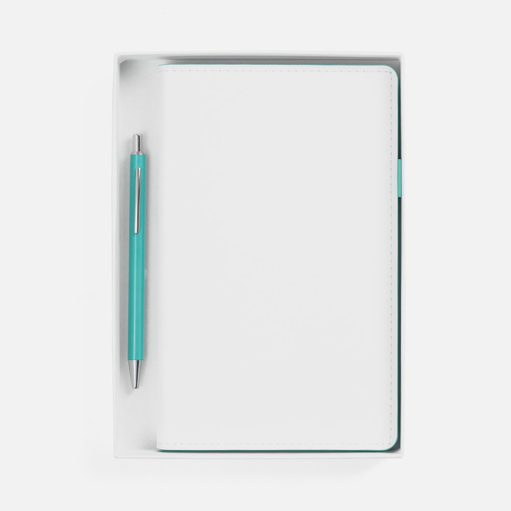 Набор White Shall, бело-бирюзовый-1