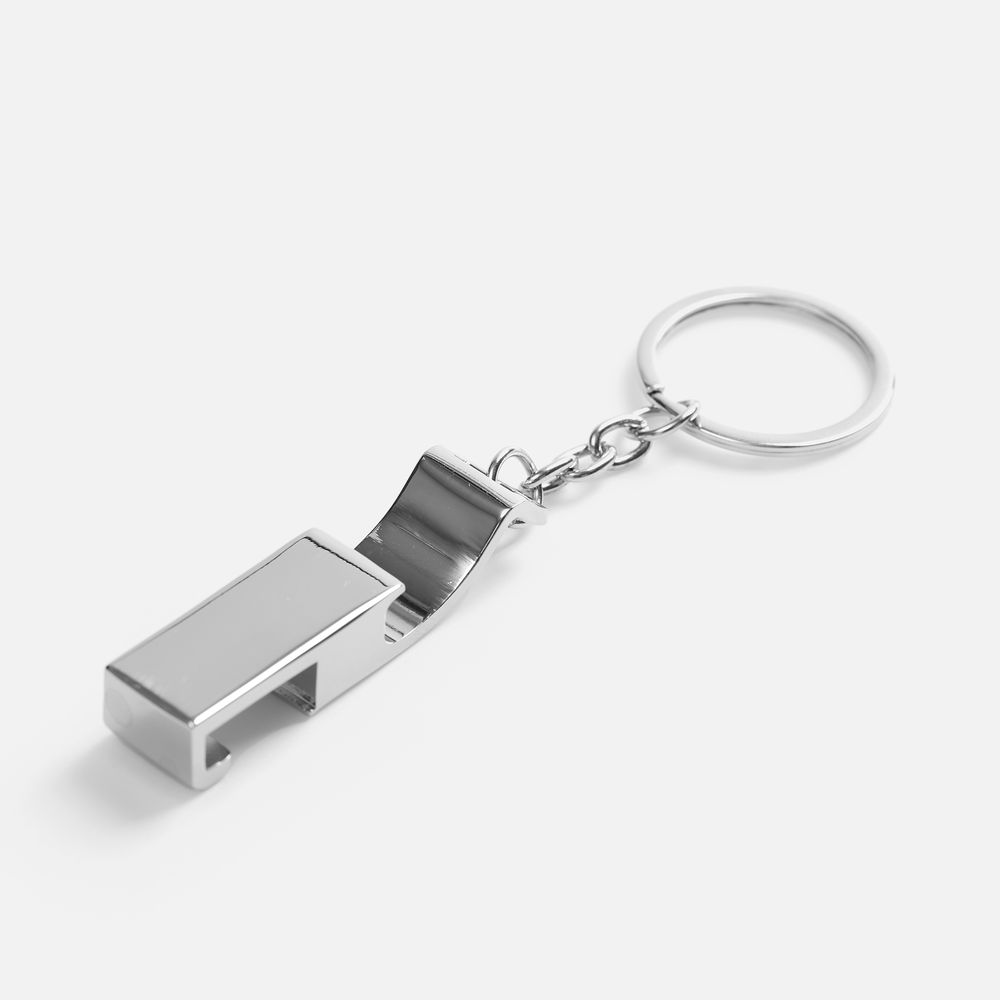 Брелок-подставка с открывалкой Virke, серебристый-2