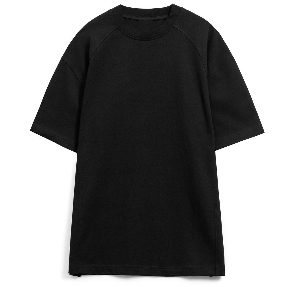 Футболка оверсайз унисекс Sideline, черная-1