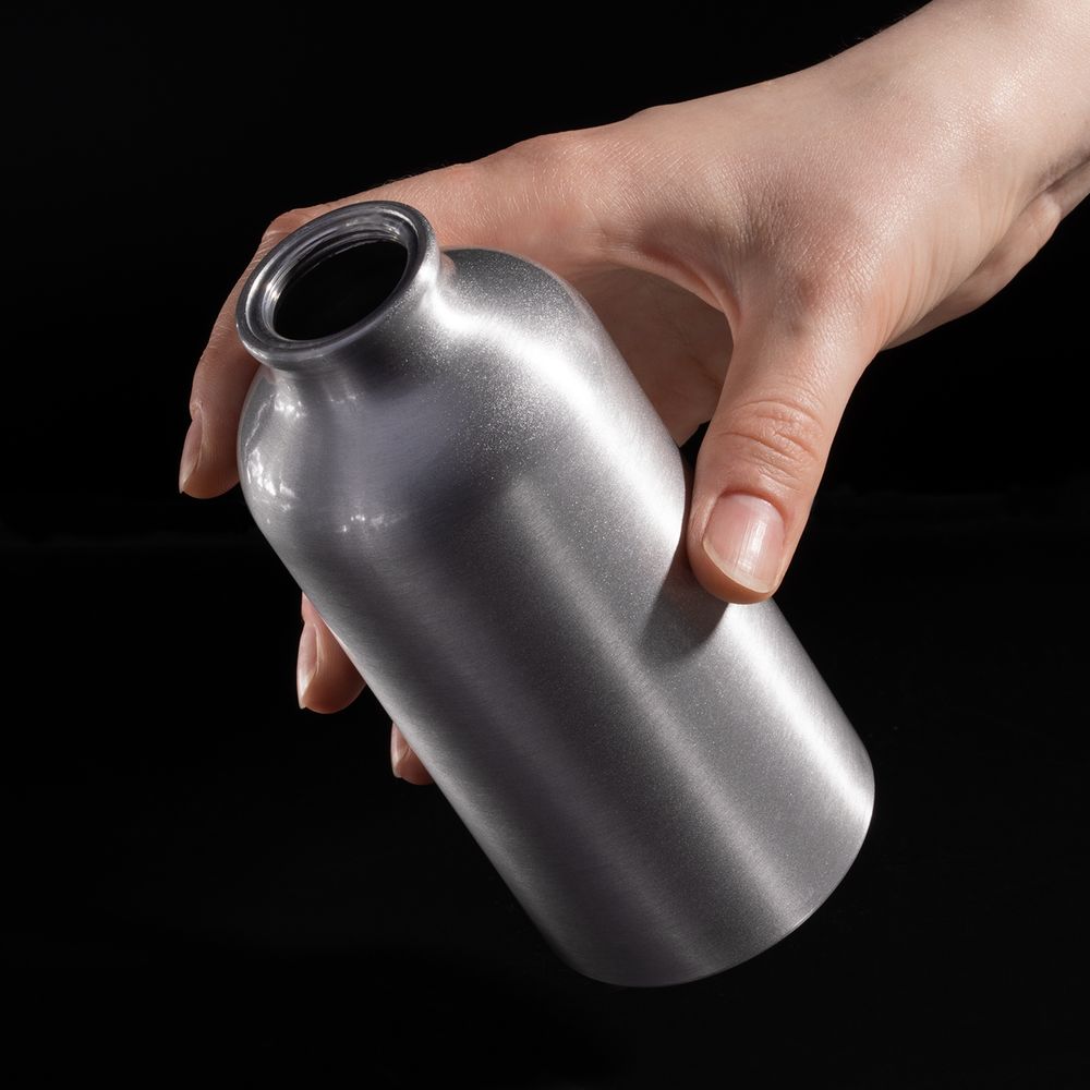 Бутылка для воды Funrun 400, серебристая-5