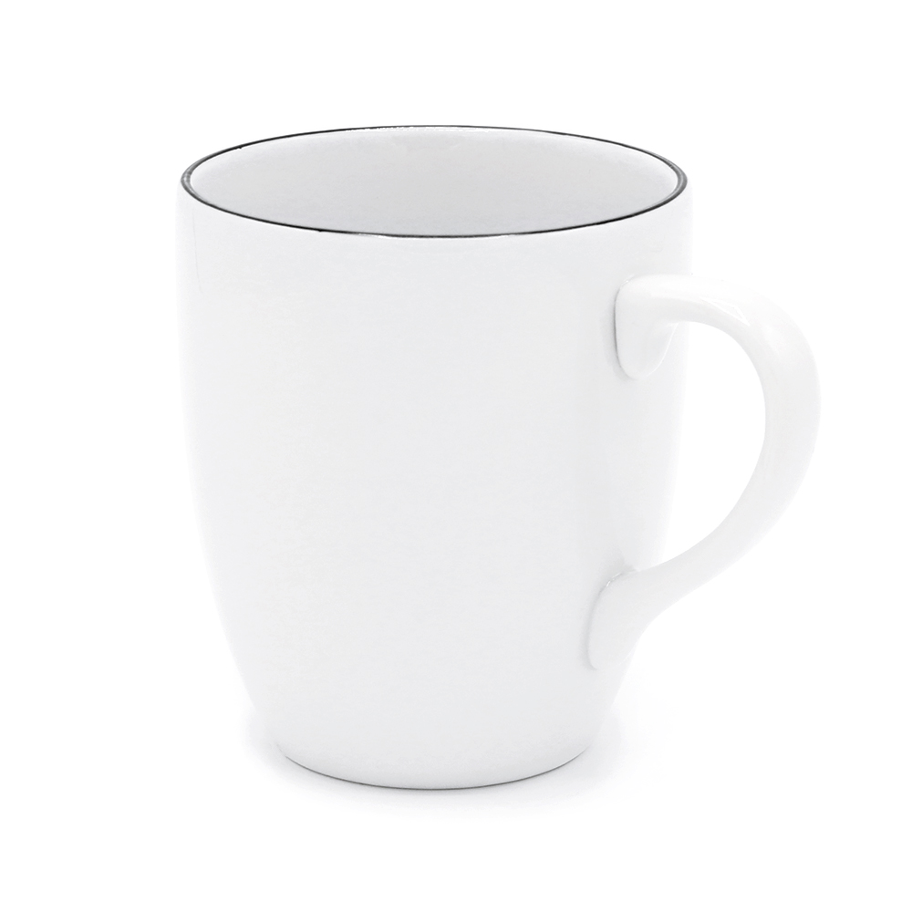 Кружка фарфоровая 300 см3 челси, Черный-0