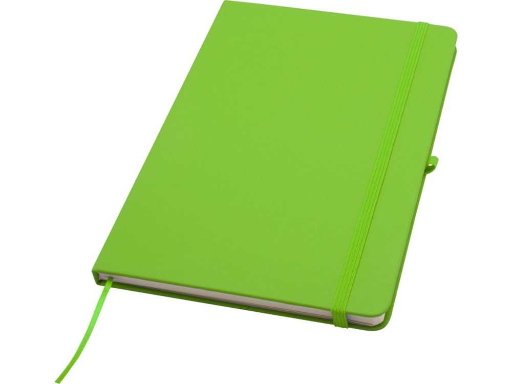 Блокнот Spectrum Plus формата A5 в твердой обложке - Зеленый лайм-0