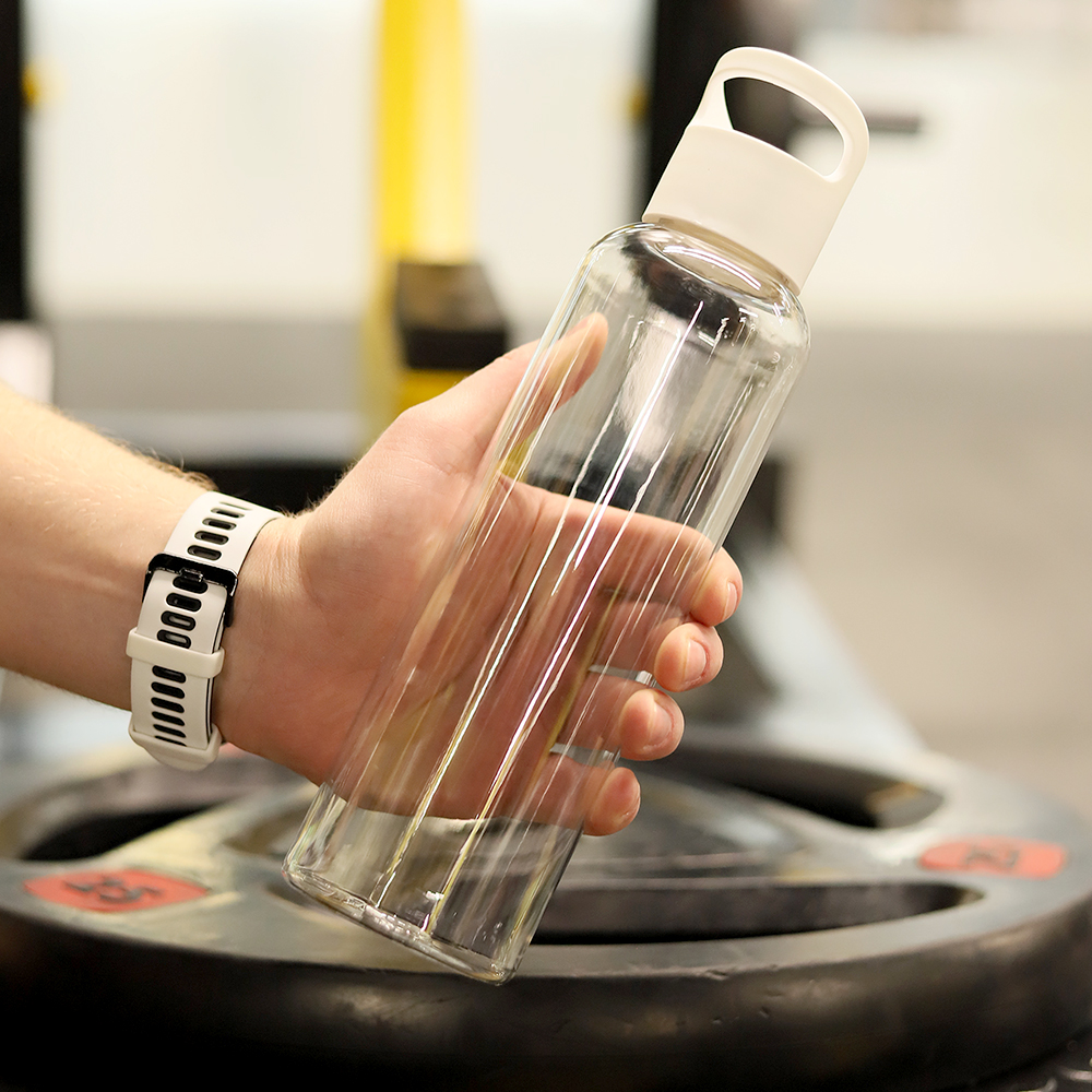 Бутылка пластиковая для воды Sportes, Белый-1