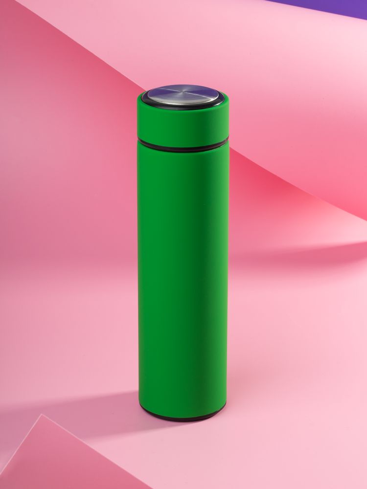 Термос с ситечком Percola, зеленый-7