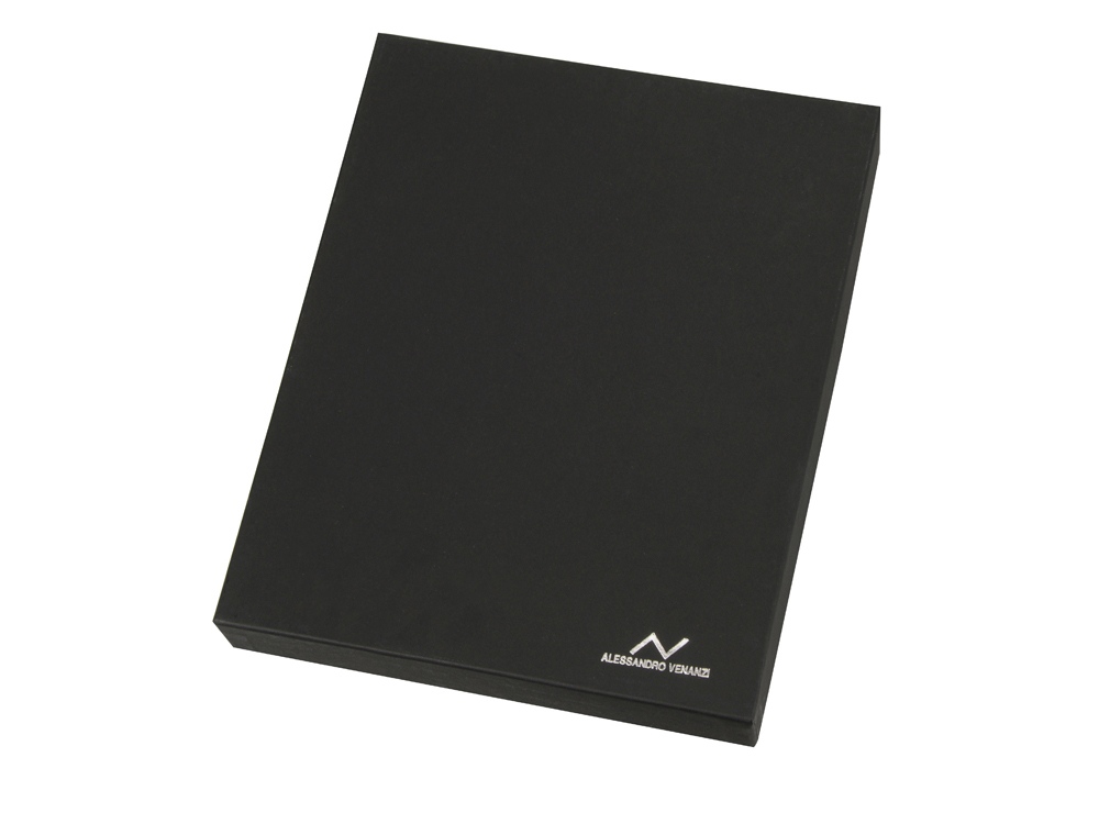 Папка-портфолио Alessandro Venanzi с блокнотом А5, коричневый-4