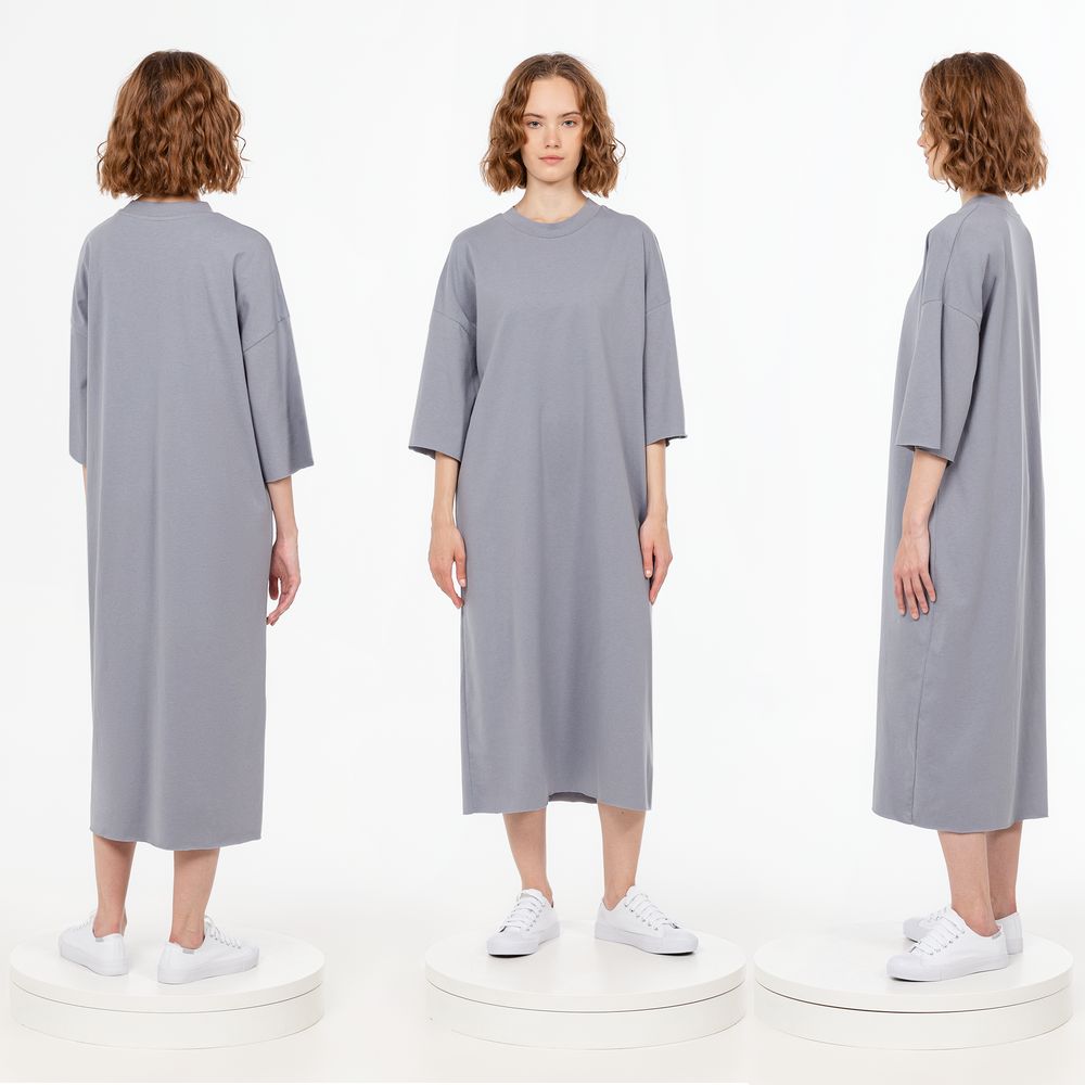 Платье D2, серое-3