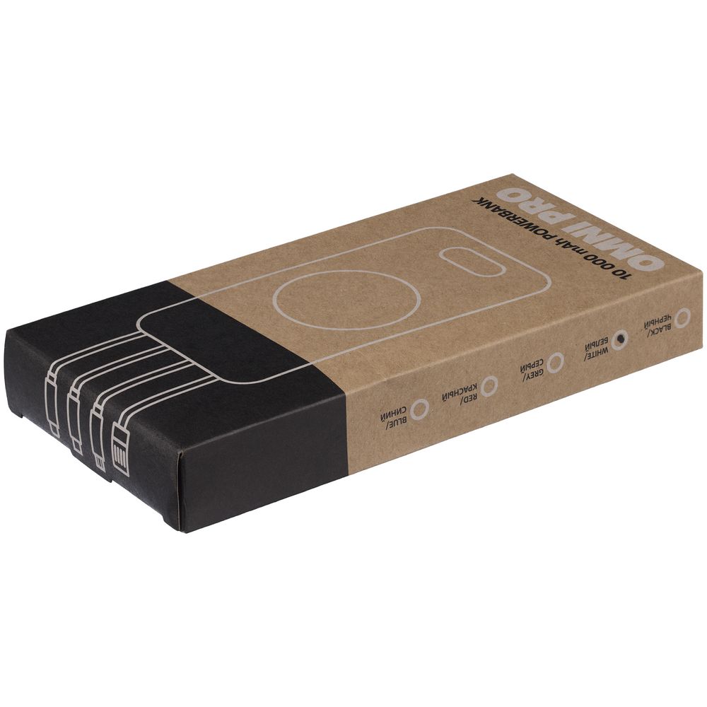 Внешний аккумулятор Omni Pro 10000 мАч, белый-5