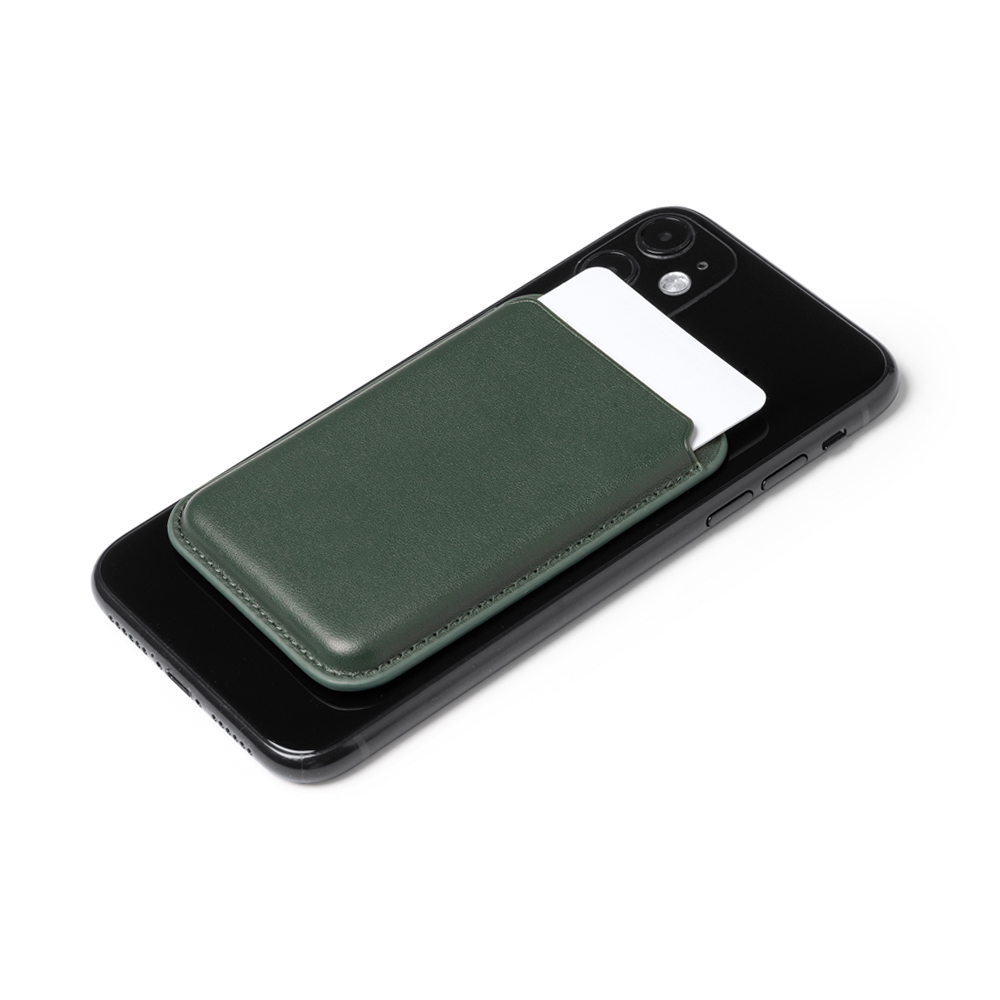 Магнитный держатель карт на телефоне WASAT, Темно-зеленый-2