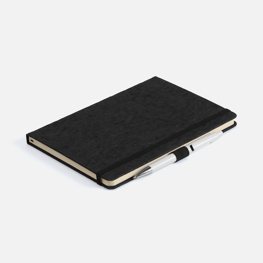 Блокнот Cork County, черный-3