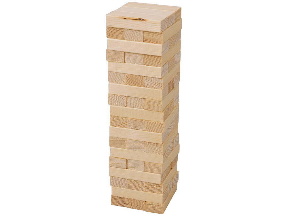 Настольная игра из дерева Башня в деревянной коробке-1