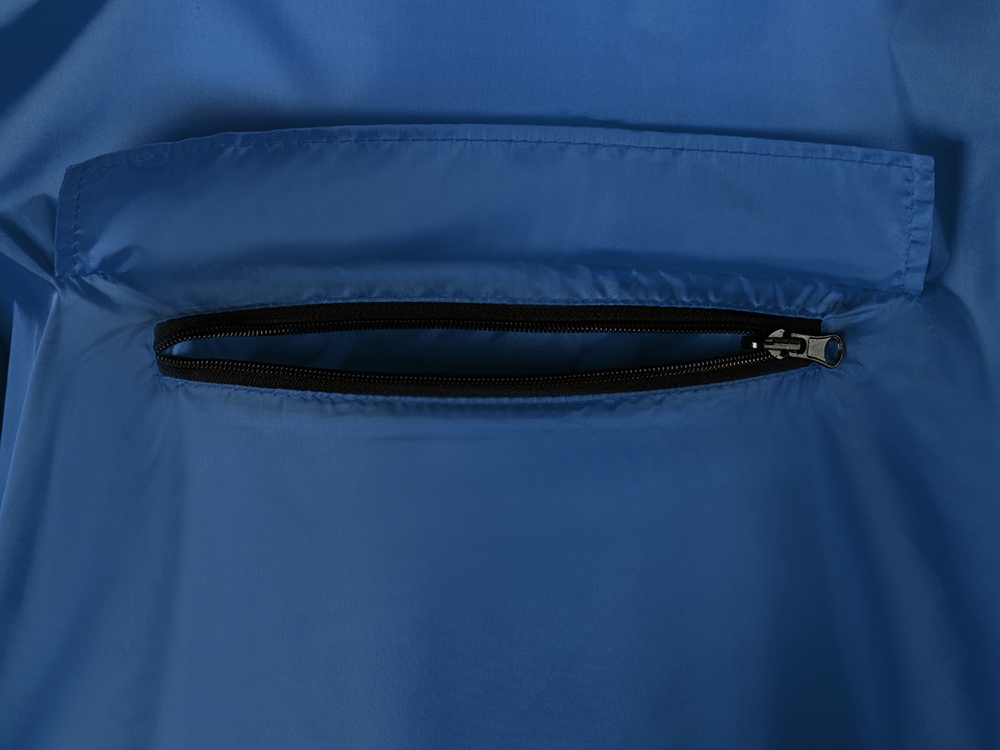 Дождевик - пончо Galaxy со светоотражающими элементами, классический синий-5