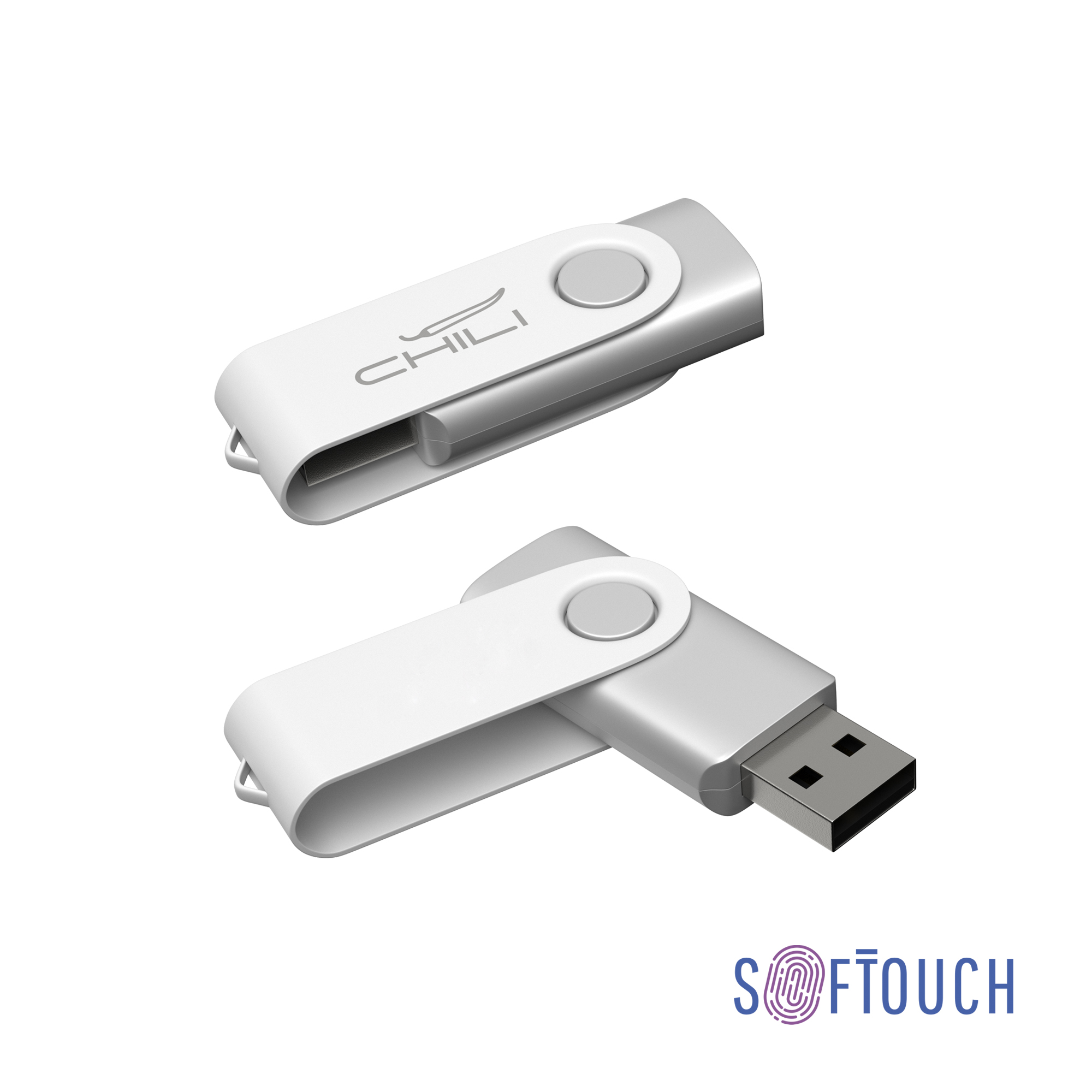Флеш-карта "Vostok", объем памяти 16GB, покрытие soft touch#-0