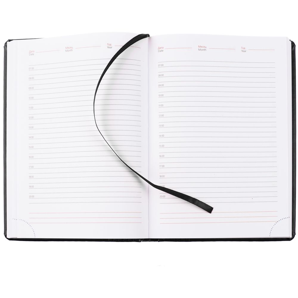 Ежедневник Prizma, недатированный, черный-4