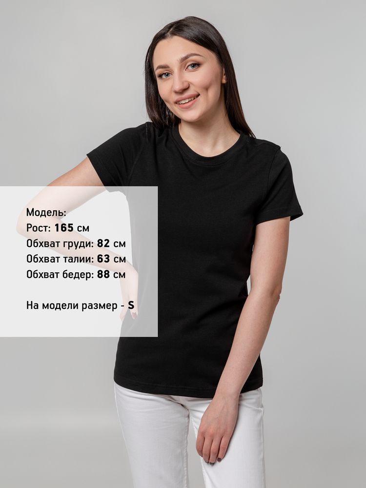 Футболка женская T-bolka Stretch Lady, черная-4
