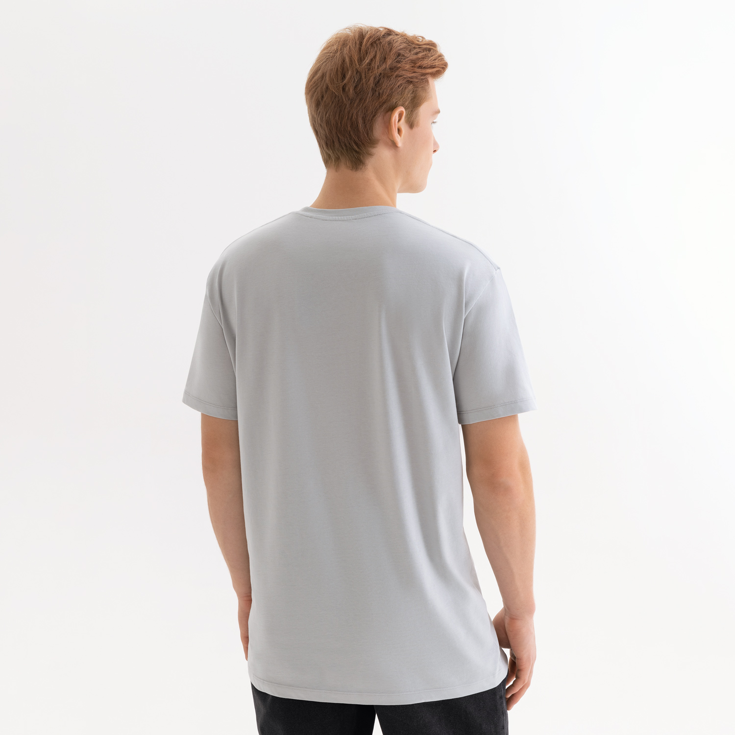 Футболка унисекс Крис (Kris), 150 гр., светло-серая-2