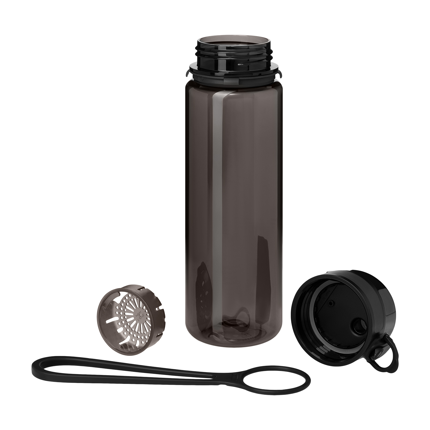 Бутылка для воды Como, черная-7