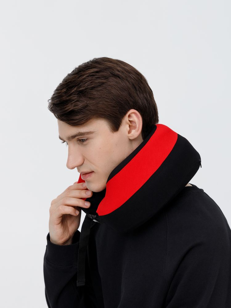 Дорожная подушка Piligrim, красная-6