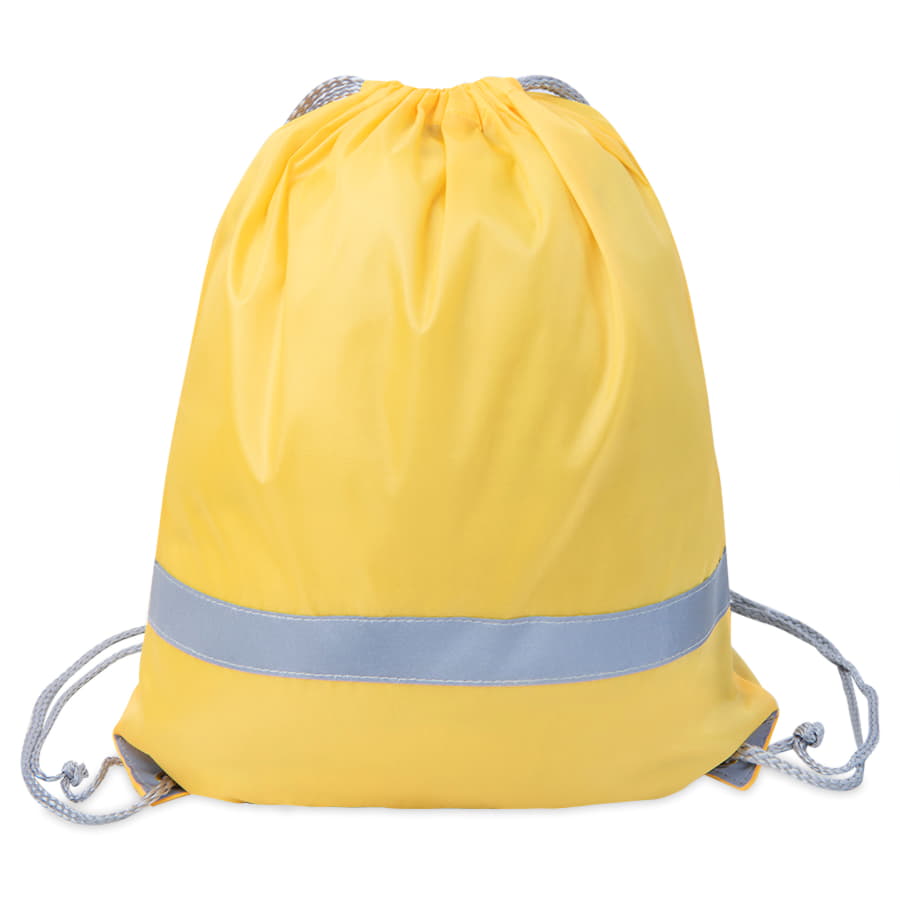 Рюкзак мешок RAY со светоотражающей полосой, желтый-1