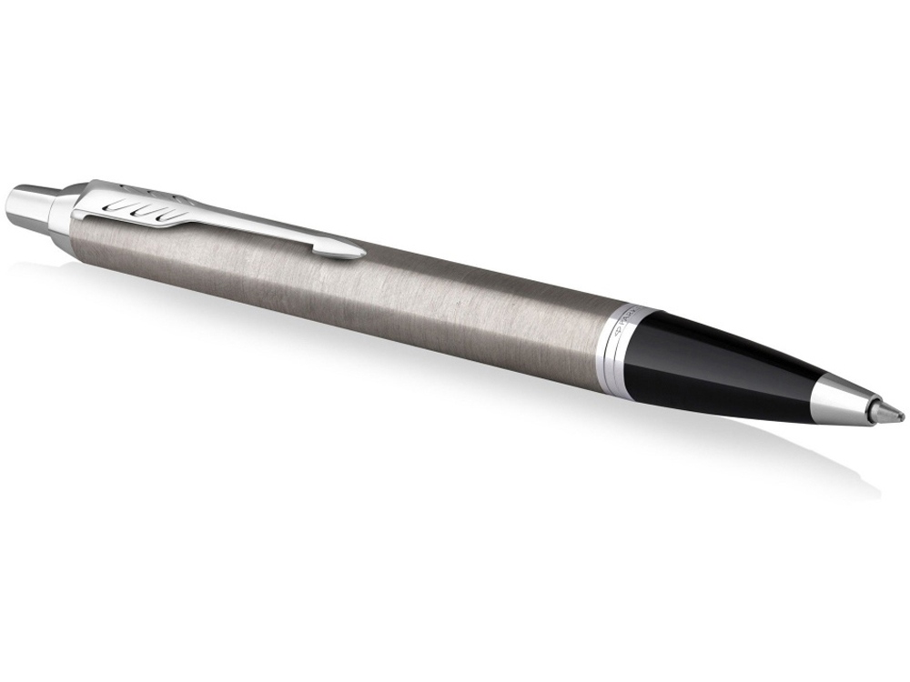 Шариковая ручка Parker IM Stainless Steel CT, стержень: M, цвет чернил: blue, в подарочной упаковке.-3