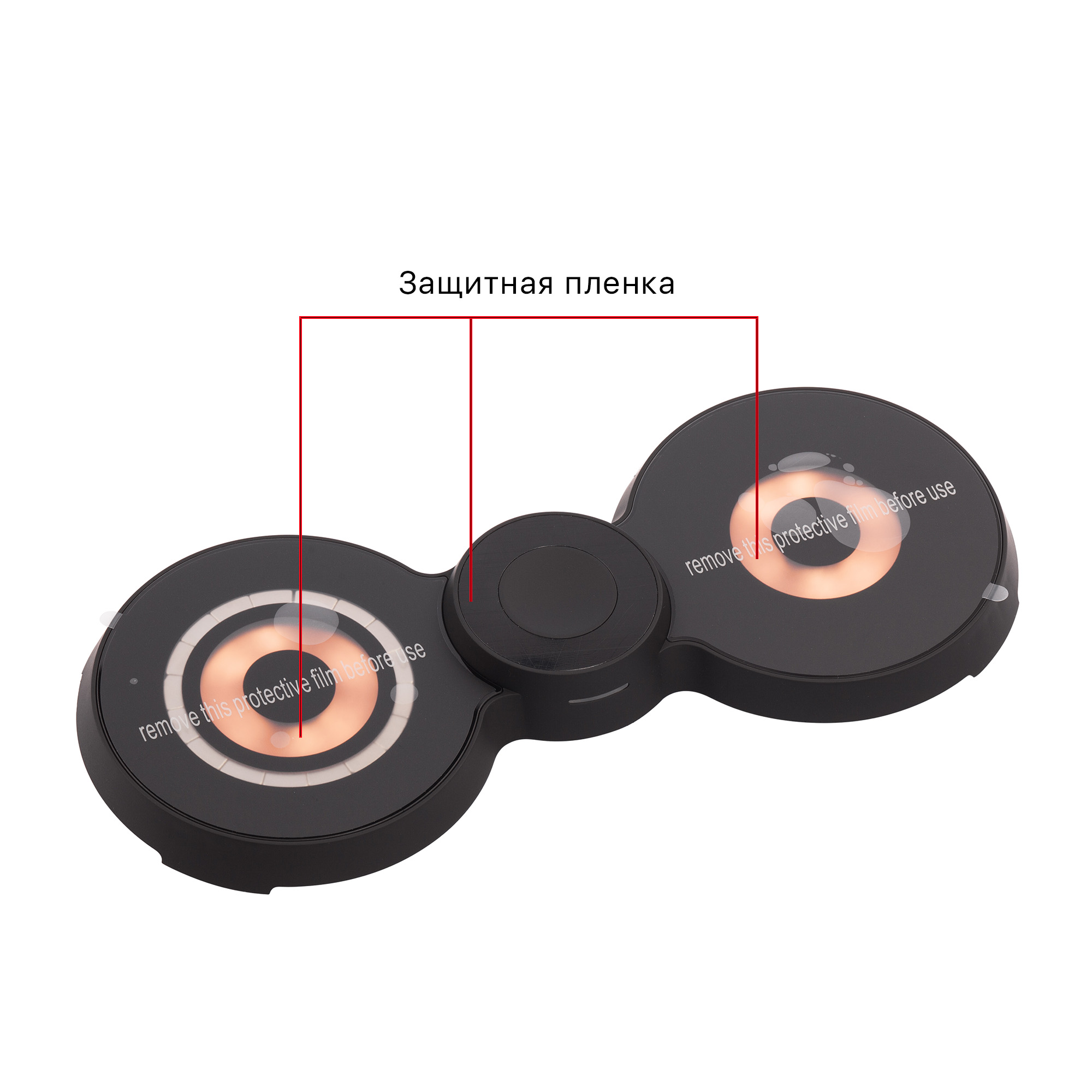 Беспроводная (15W) зарядная станция "Cheb" с прозрачным корпусом и MagSafe-5