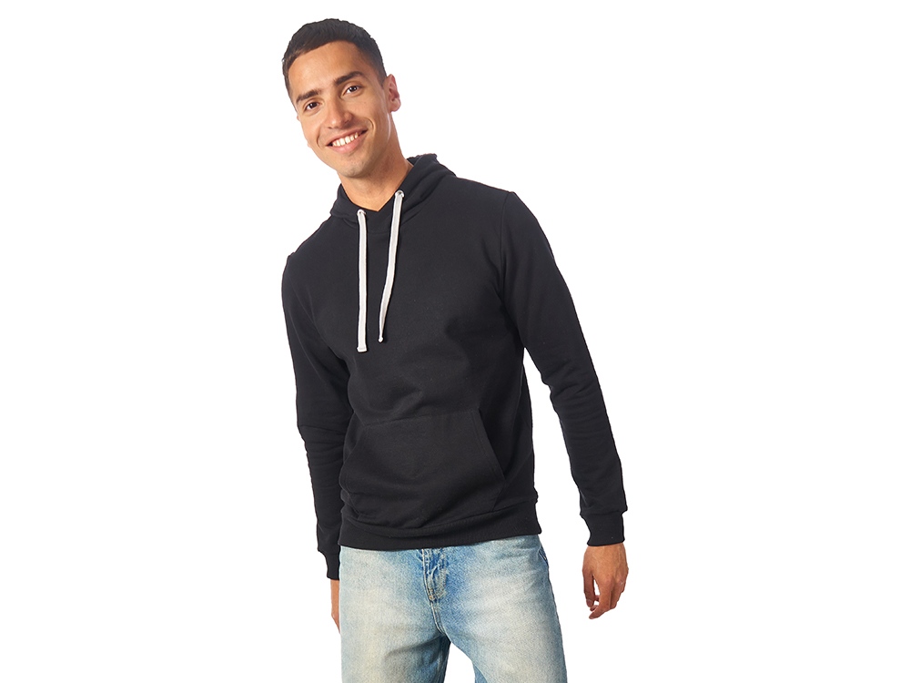 Толстовка унисекс Stream с капюшоном, черный-3