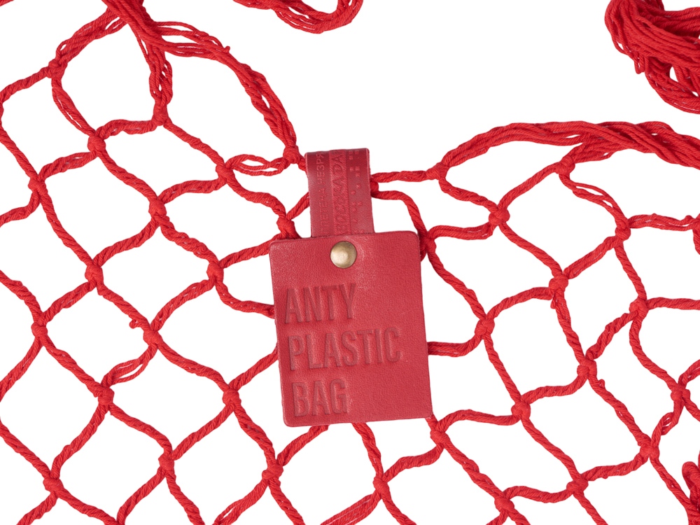 Авоська Dream L наплечная 25 литров, красный (1) (тиснение)-1