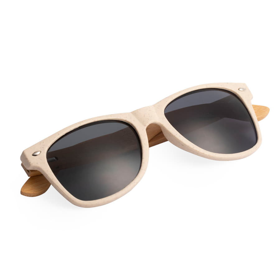 Солнцезащитные очки TINEX c 400 УФ-защитой, полипропилен с бамбуковым волокном, бамбук, бежевый-1