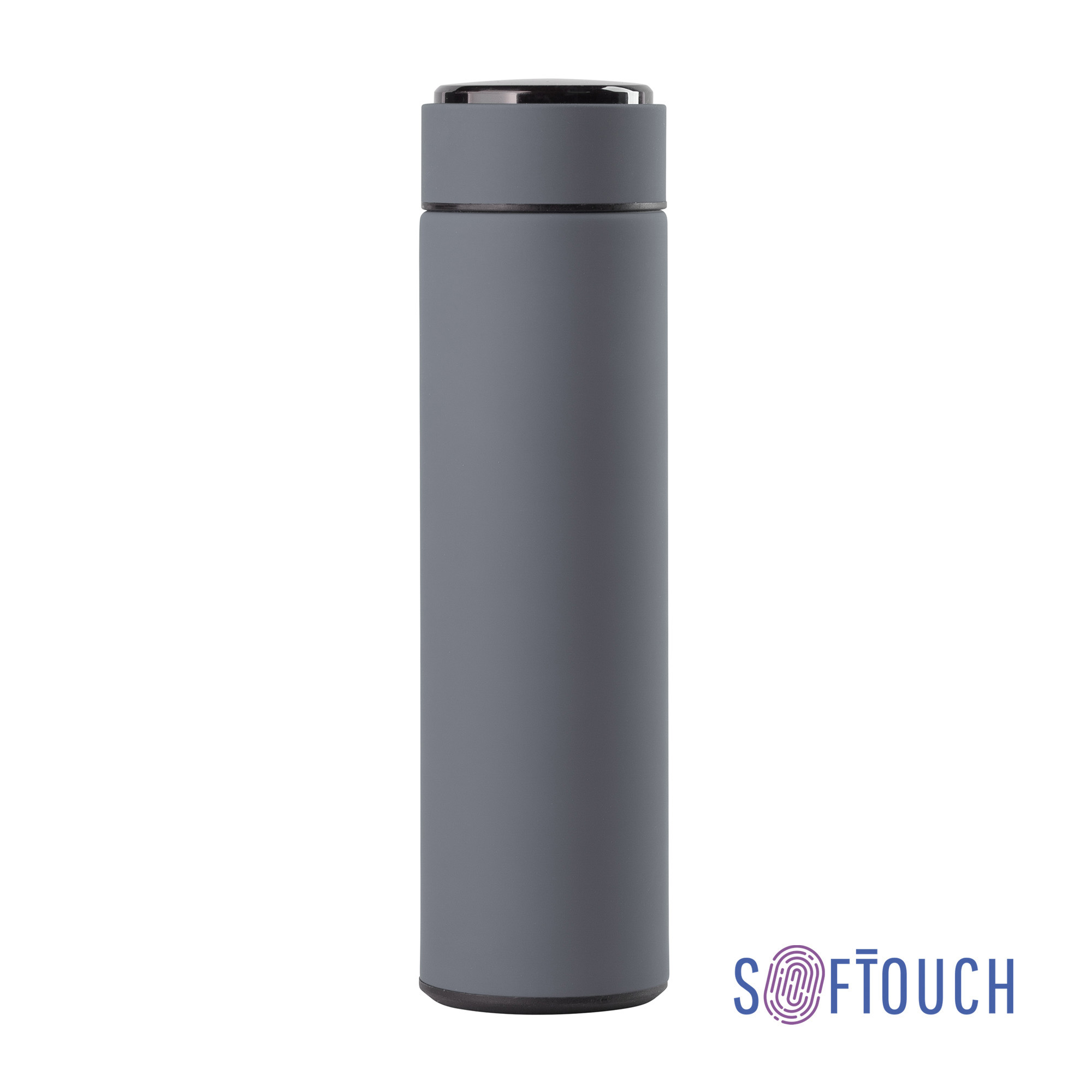 Термос "Бостон next" 500 мл с индикацией температуры, soft touch, сменная батарейка-0