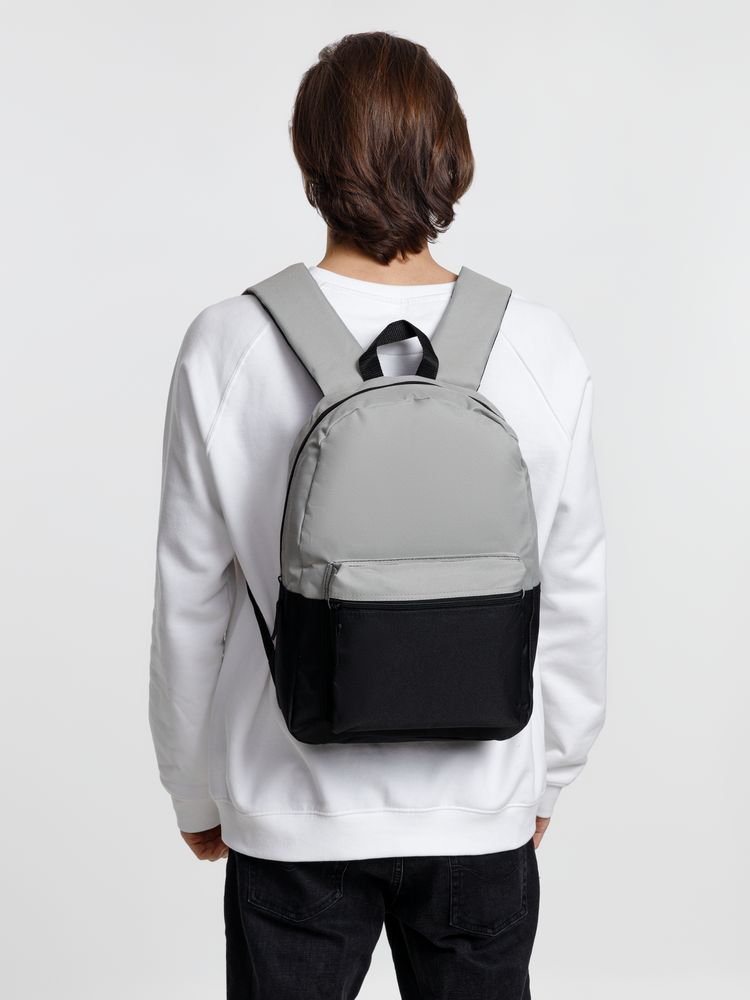 Рюкзак Base Up, черный с серым-4