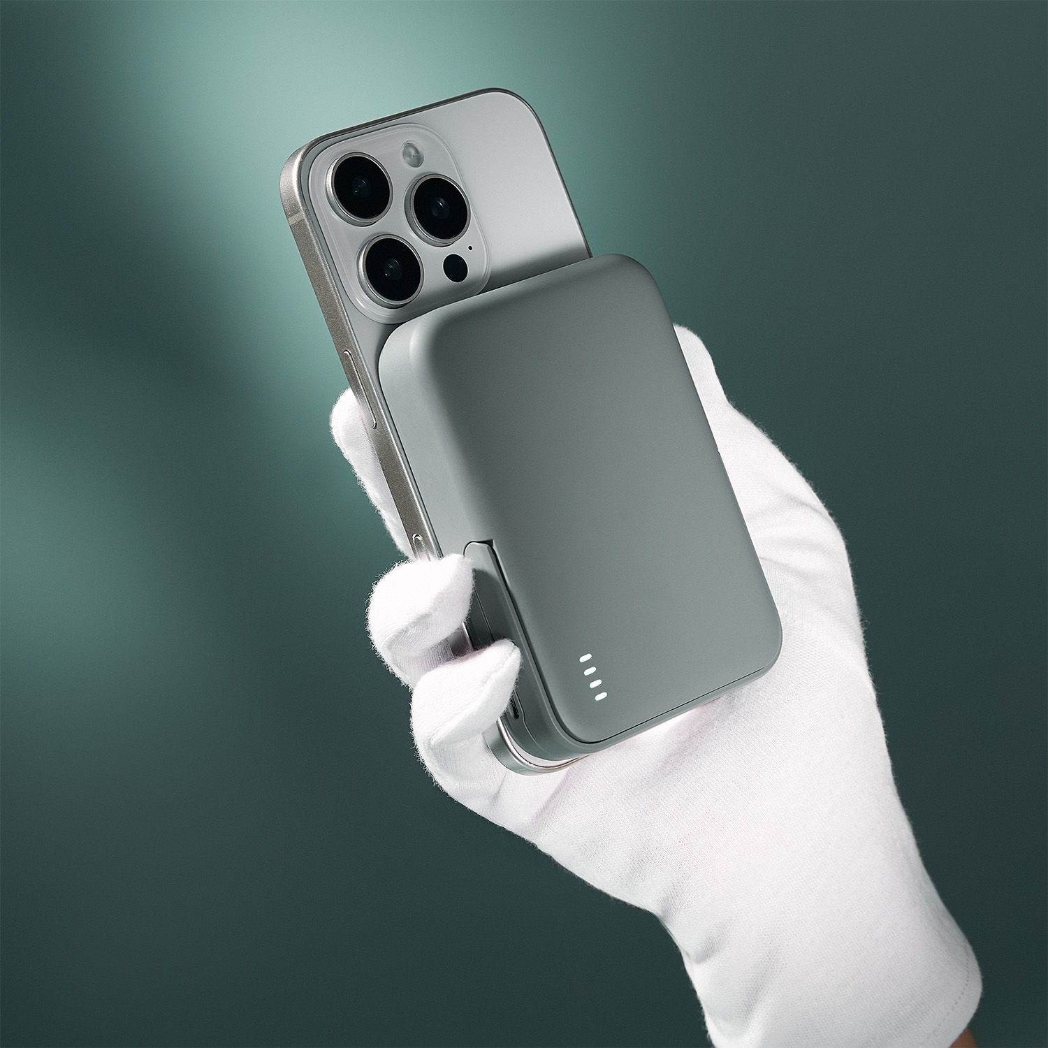 Внешний аккумулятор Юнион PD (Union PD) 10000mAh с функцией беспроводной зарядки 15W, серый-9