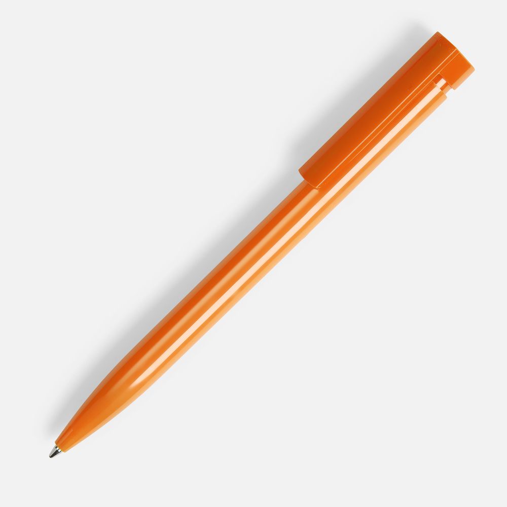 Ручка шариковая Liberty Polished, оранжевая-0