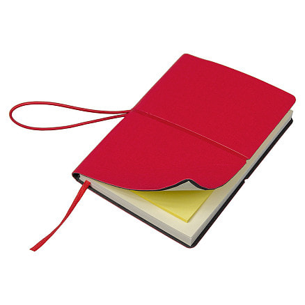 Блокнот А6 Van Diemen со стикерами, Красный-3